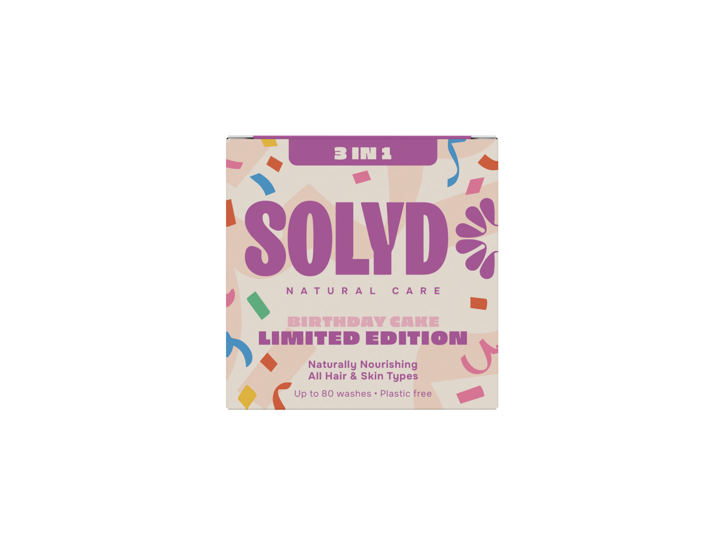 Solyd 3-in-1 Bar Birthday Cake 60.00 Gram