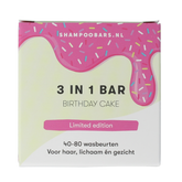 Shampoobars 3 in 1 bar birthday cake 60.00 Gram