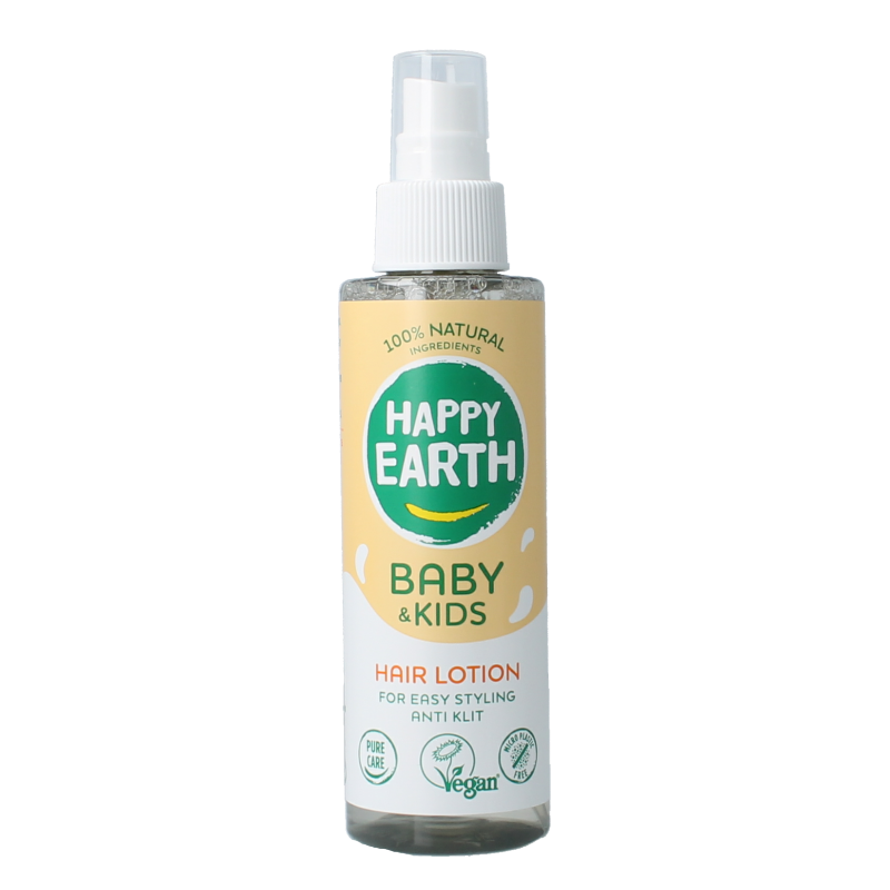 Happy Earth Hairlotion voor baby & kids 150 Milliliter