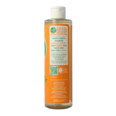 Happy Earth Pure showergel rose petitgrain 300 Milliliter
