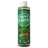 Happy Earth Douchegel bergamot cedarwood 300 Milliliter