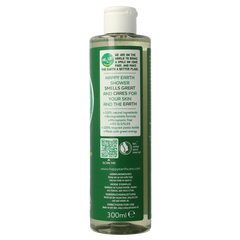 Happy Earth Douchegel bergamot cedarwood 300 Milliliter