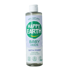 Happy Earth Badschuim voor baby en kids 300 Milliliter