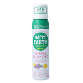 Happy Earth Deodorant bodyspray lavender ylang 100.00 Milliliter