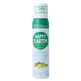 Happy Earth Deodorant bodyspray cedar lime 100.00 Milliliter