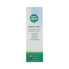 Happy Earth Giftset Cedar Lime Doucheg & Lavender Ylang Handz 1.00 Stuks