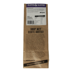 Klepper&Klepper De beste drop ooit koffie 200.00 Gram