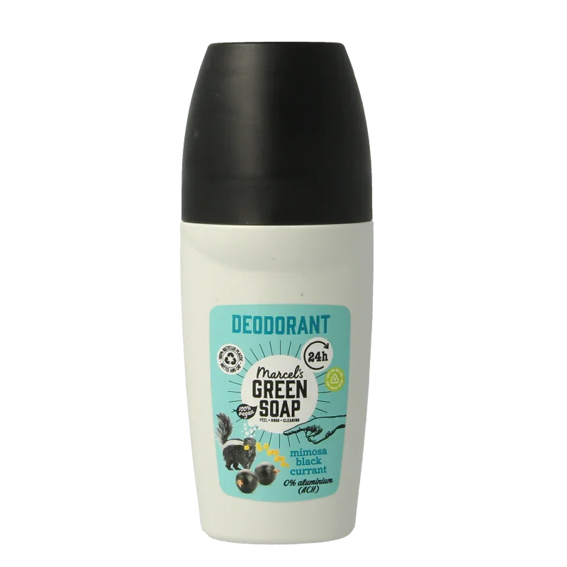 Marcel's Green Soap Deoroller mimosa black currant 50 Milliliter