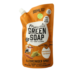 Marcel's Green Soap Allesreiniger spray sandelhout & kardemom navullin 500 Milliliter