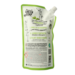 Marcel's Green Soap Afwasmiddel basilicum & vertivert gras navulling 500.00 Milliliter