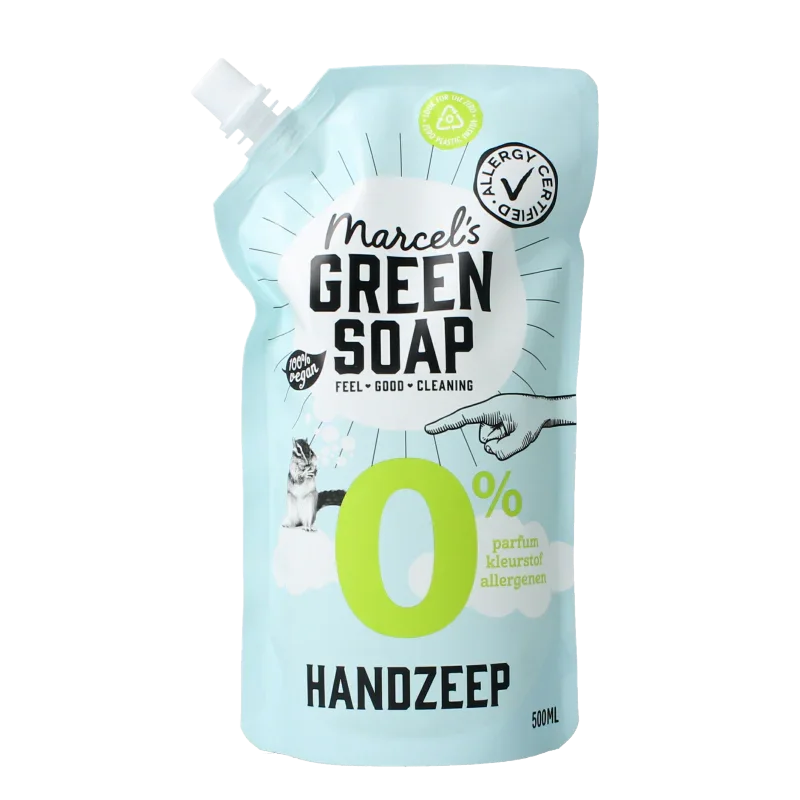 Marcel's Green Soap Handzeep 0% navulling 500 Milliliter