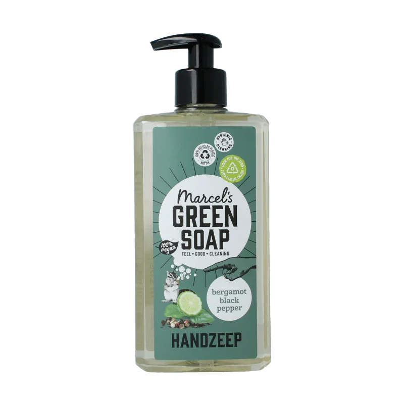 Marcel's Green Soap Handzeep bergamot & black pepper 500 Milliliter