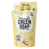 Marcel's Green Soap Shampoo vanille & kersenbloesem navulling 500.00 Milliliter