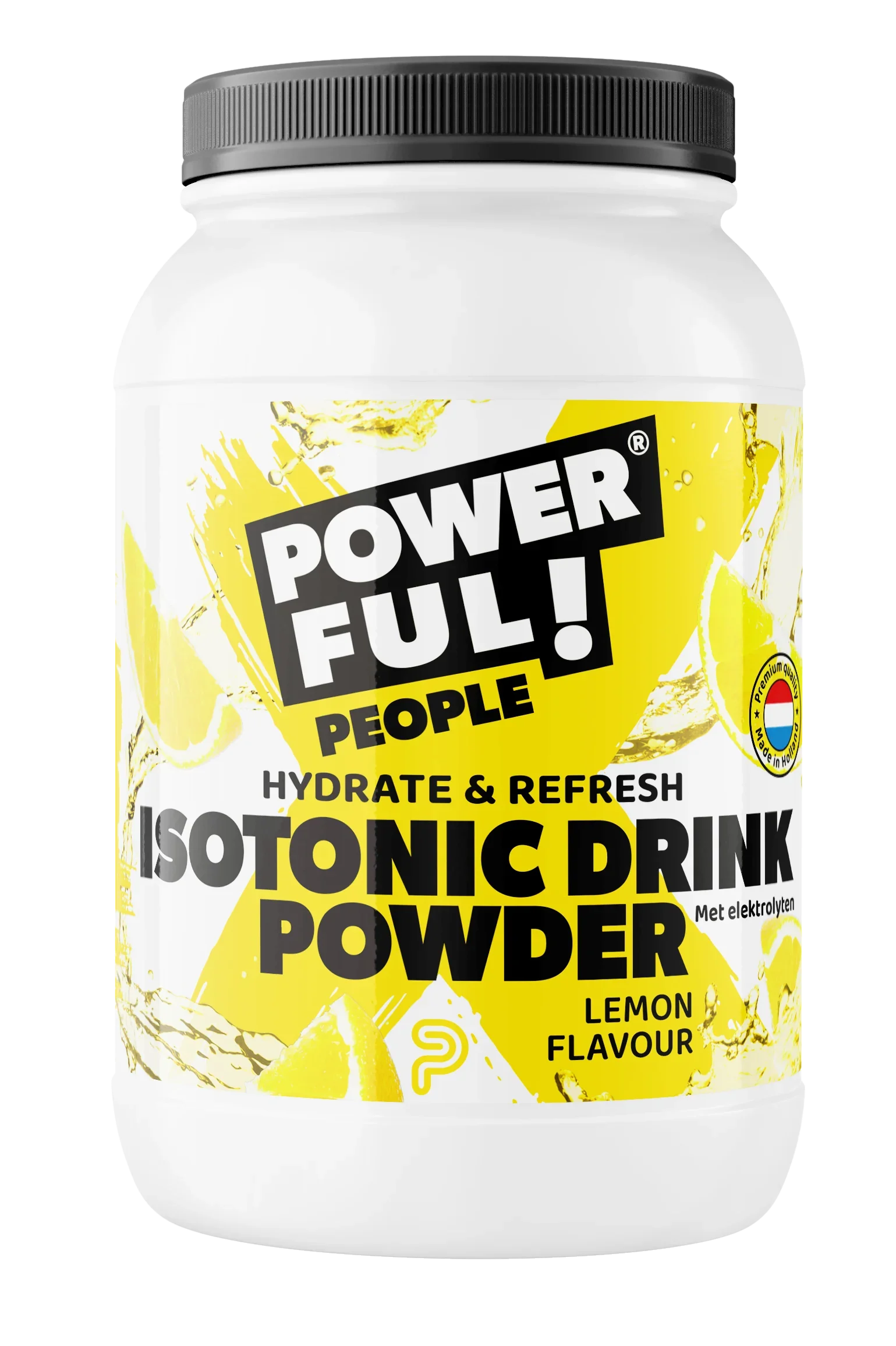 Powerful People Isotonic drink powder lemon flavour 500 Gram