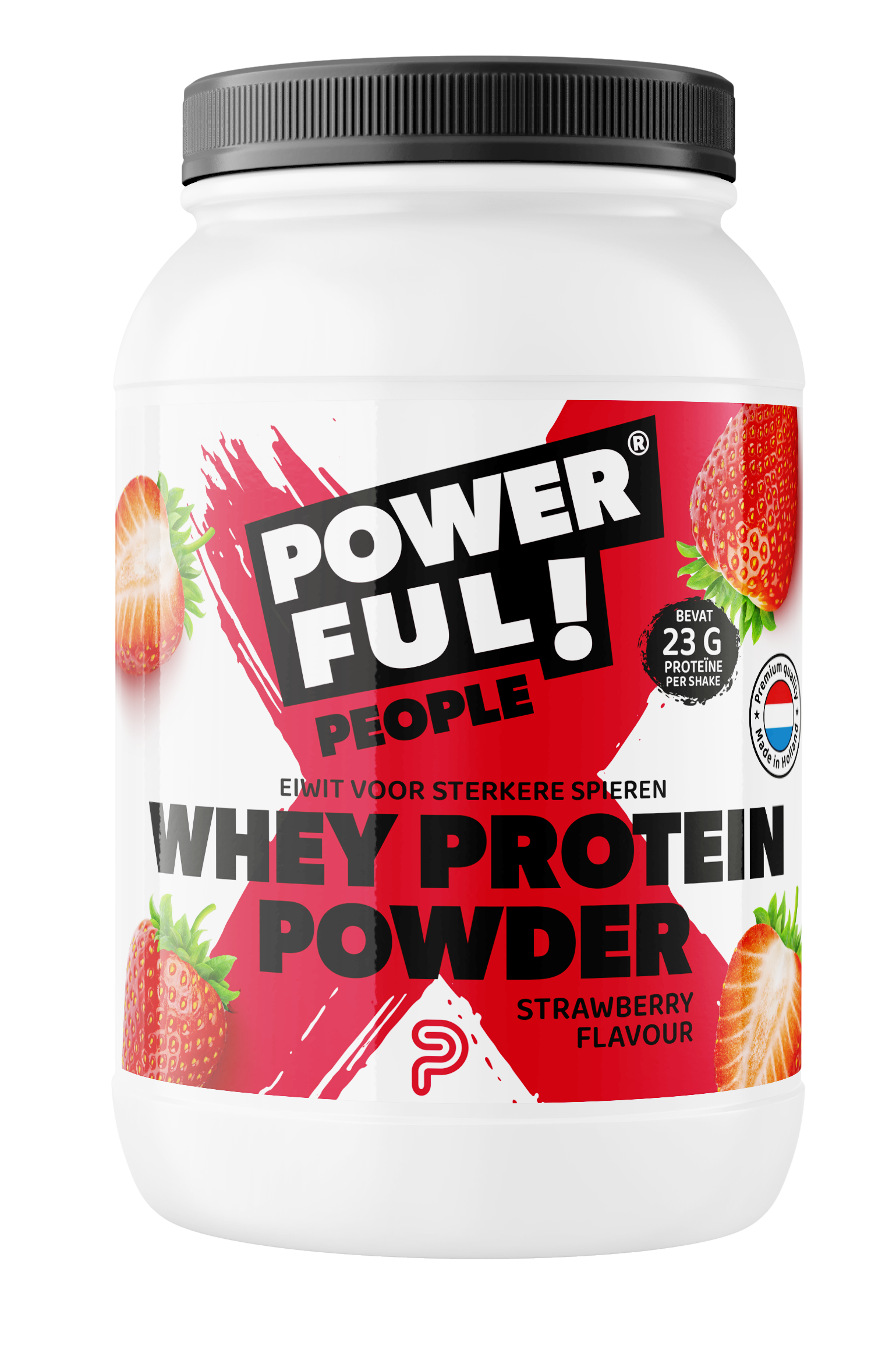 Powerful People Whey protein powder strawberry 400.00 Gram