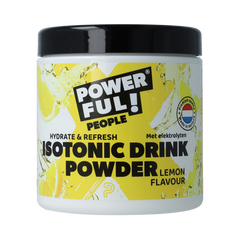 Powerful People Isotonic drink powder lemon flavour 250.00 Gram