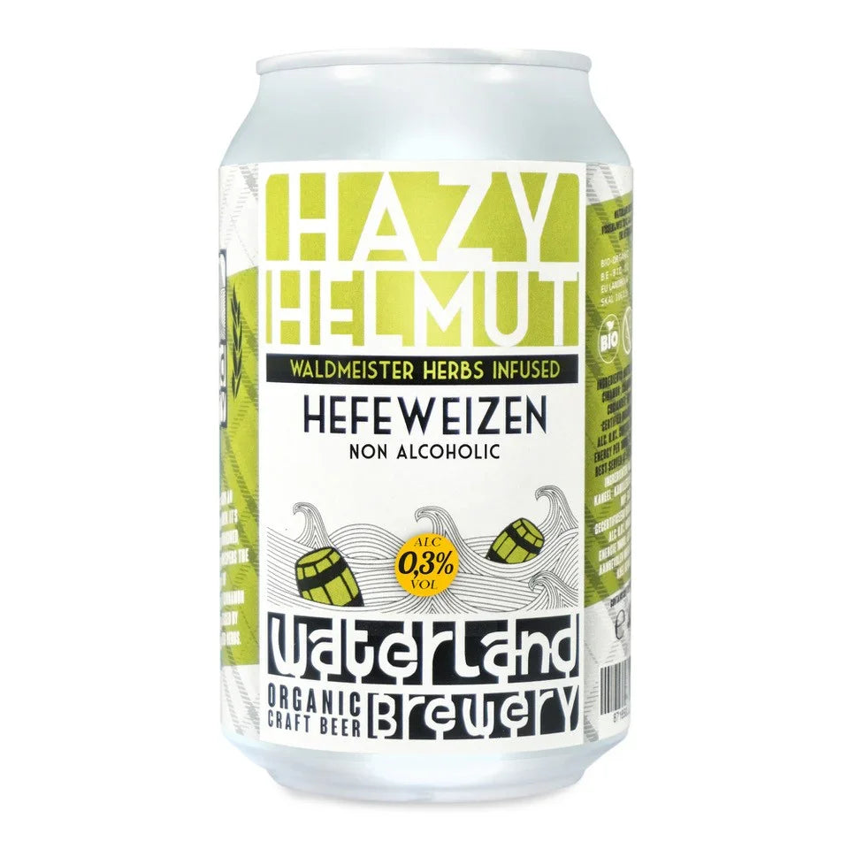 Waterland Brewery Hefe-weizen hazy Helmut 0,3% bio 330 Milliliter