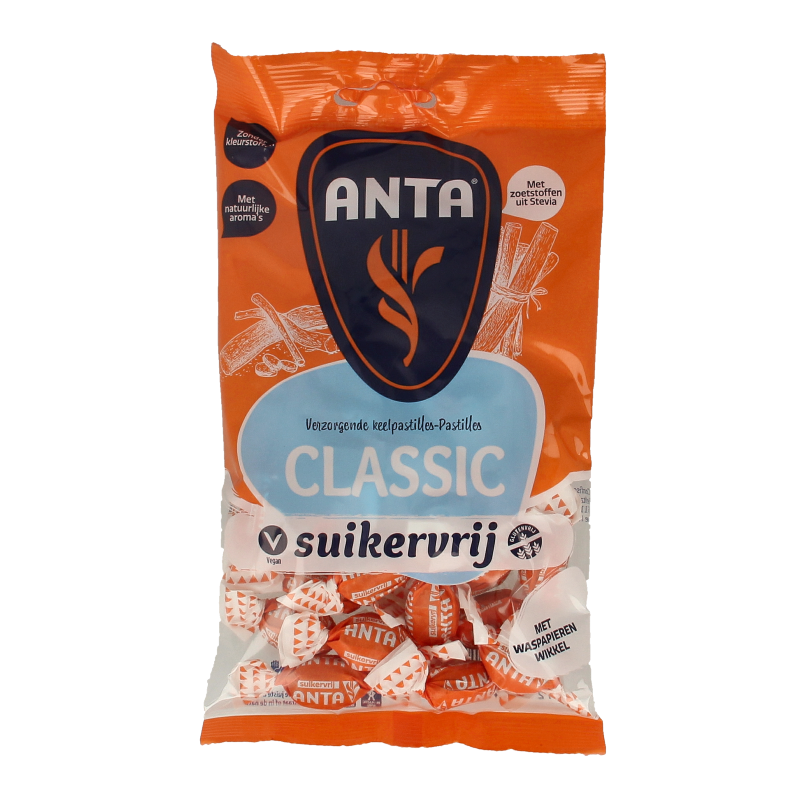 Anta Classic suikervrij met stevia 120 Gram