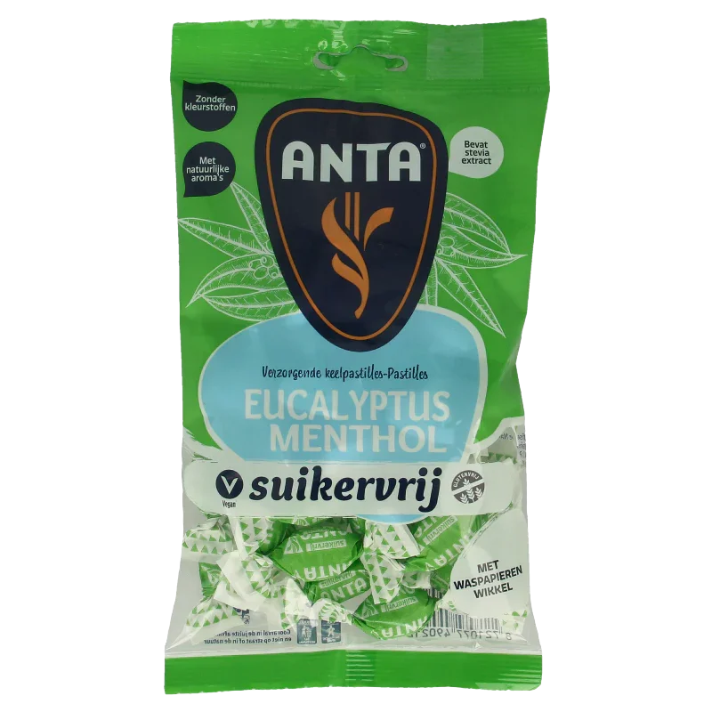Anta Eucalyptus suikervrij met stevia 120 Gram
