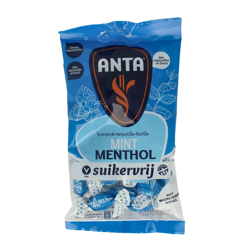 Anta Mint suiker vrij met stevia 120 Gram