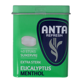 Anta Refresh eucalyptus menthol extra sterk suikervrij 72 Gram