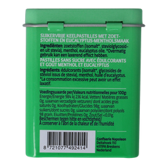 Anta Refresh eucalyptus menthol extra sterk suikervrij 72 Gram