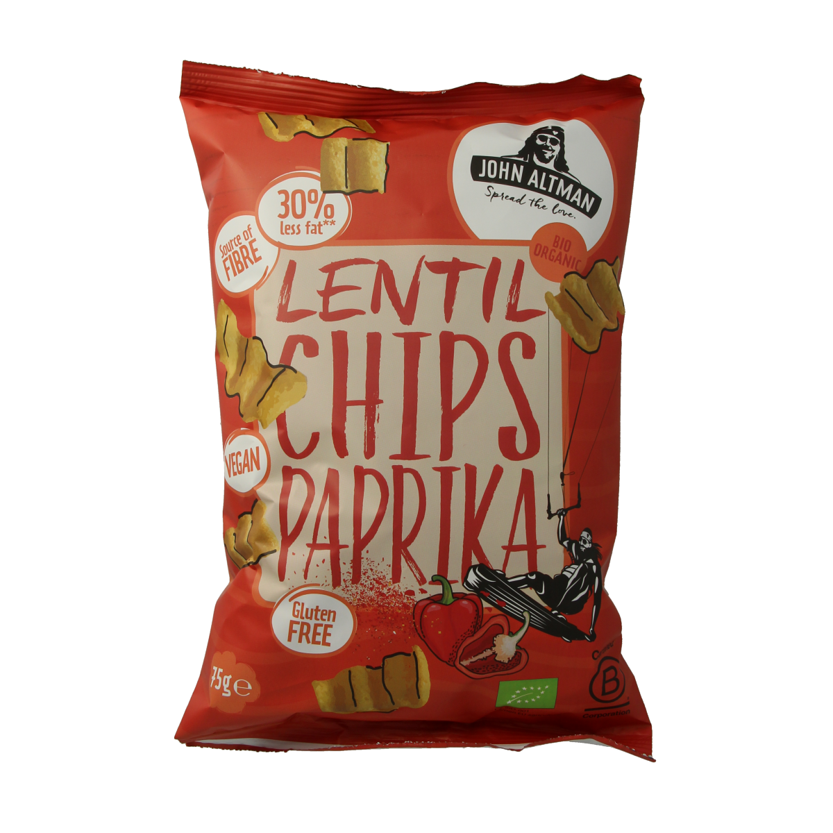 John Altman Linzen chips paprika bio 75.00 Gram