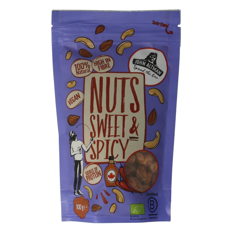John Altman Mixed nuts sweet & spicy bio 100 Gram
