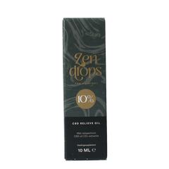 Zendrops CBD olie 10% hennepzaadolie 10.00 Milliliter
