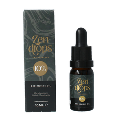 Zendrops CBD olie 10% hennepzaadolie 10 Milliliter