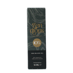 Zendrops CBD olie 10% hennepzaadolie 10 Milliliter