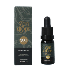 Zendrops CBD olie 20% hennepzaadolie 10 Milliliter