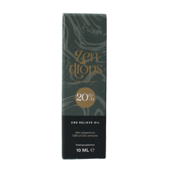 Zendrops CBD olie 20% hennepzaadolie 10 Milliliter