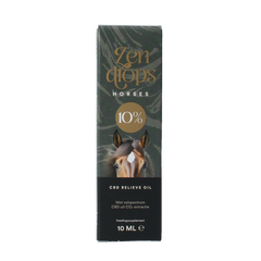 Zendrops CBD olie paarden 10% hennepzaadolie 10.00 Milliliter