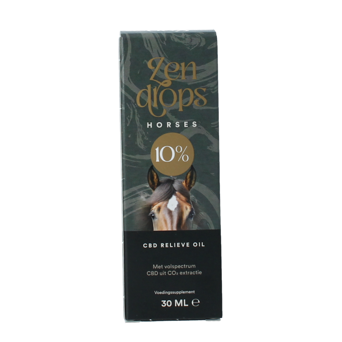 Zendrops CBD olie paarden 10% hennepzaadolie 30.00 Milliliter
