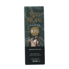Zendrops CBD olie paarden 10% hennepzaadolie 30.00 Milliliter