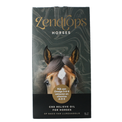 Zendrops CBD olie paarden Lijnzaadolie 1 Liter