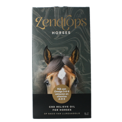 Zendrops CBD olie paarden Lijnzaadolie 1.00 Liter