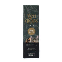 Zendrops CBD olie huisdieren 5% 10.00 Milliliter