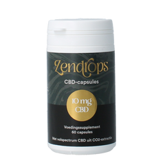 Zendrops CBD capsules 10mg hennepzaadolie 60.00 Capsules