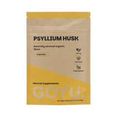 Goyu Psyllium husk vezels bio 60.00 Capsules