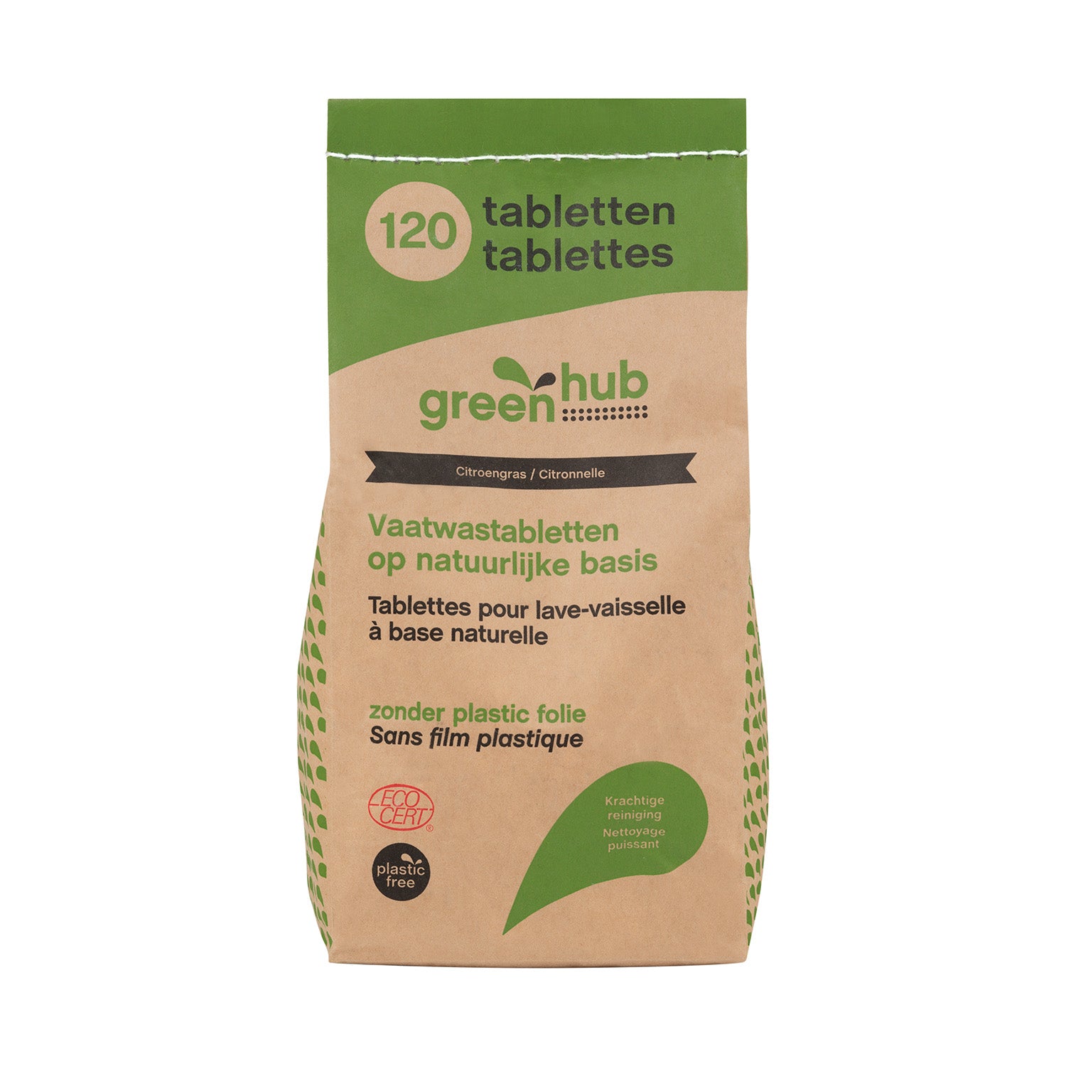Greenhub Vaatwastabletten plasticvrij 120.00 Stuks