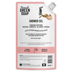 Marcel's Green Soap Shower Gel Argan & Oudh Navulling 500.00 Milliliter