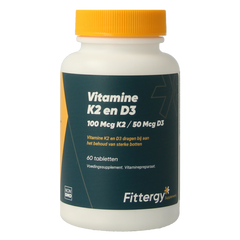 Fittergy K2 (100mcg) en D3 (50mcg) 60.00 Tabletten