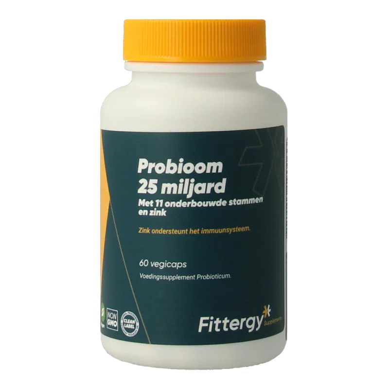 Fittergy Probioom kuur 25 miljard 60 Vegetarische capsules