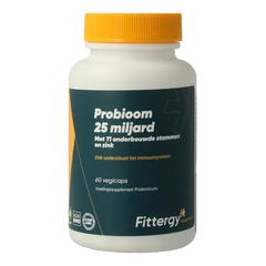 Fittergy Probioom kuur 25 miljard 60 Vegetarische capsules
