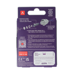 Alpine Partyplug pro transparant 1 Paar