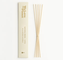 We Love The Planet Natural reeds geurstokjes voor 250ml diffuser 5 Stuks