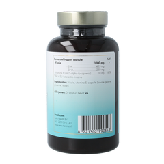 Sea Vitamins Omega 3 visolie strong met vitamine E 90.00 Vegetarische capsules