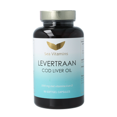 Sea Vitamins Levertraan 90 Softgels